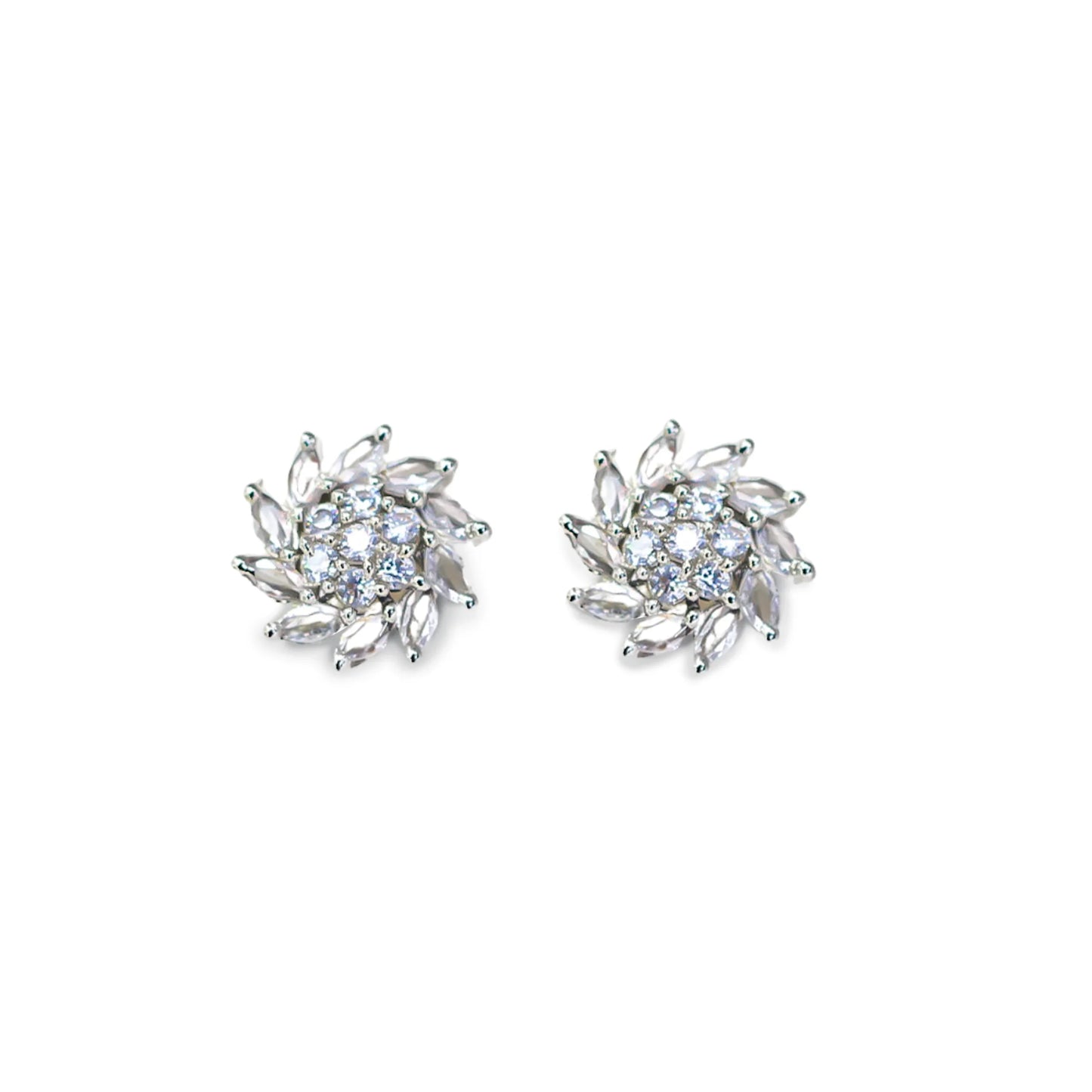 Florette Stud Earrings - Amulya Gems