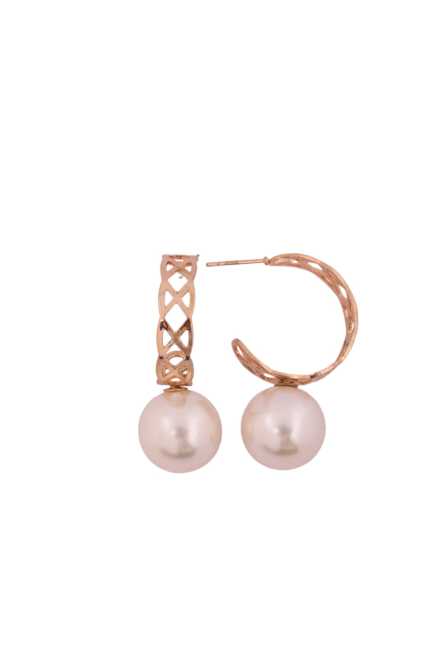 Pearl Drop Earrings | Gold - Amulya Gems