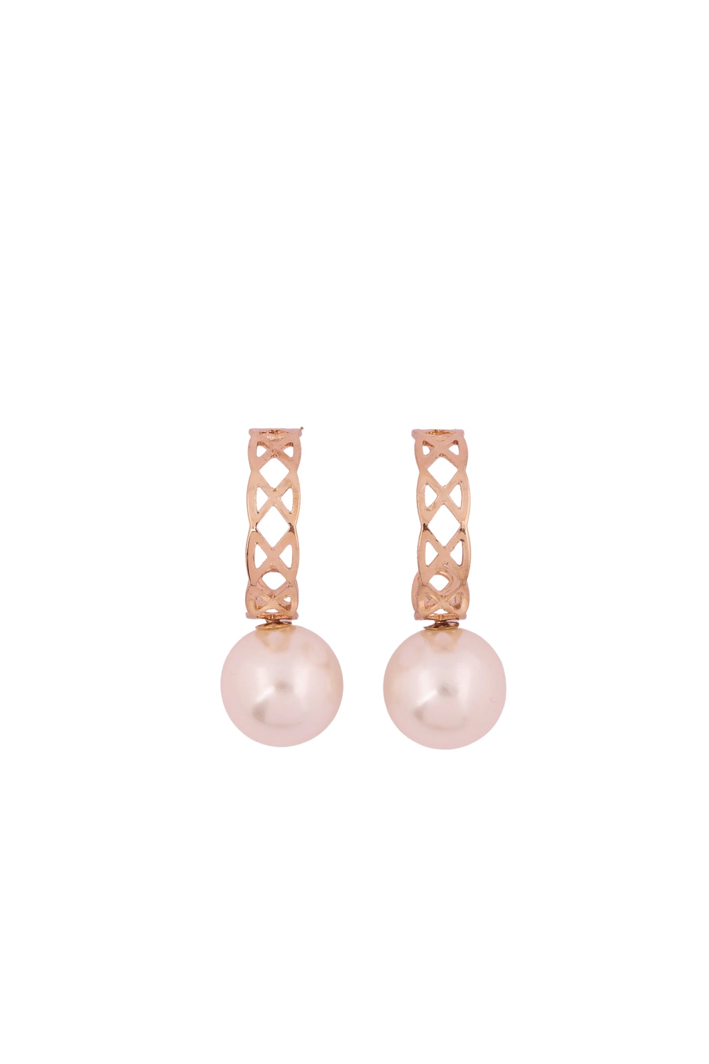 Pearl Drop Earrings | Gold - Amulya Gems