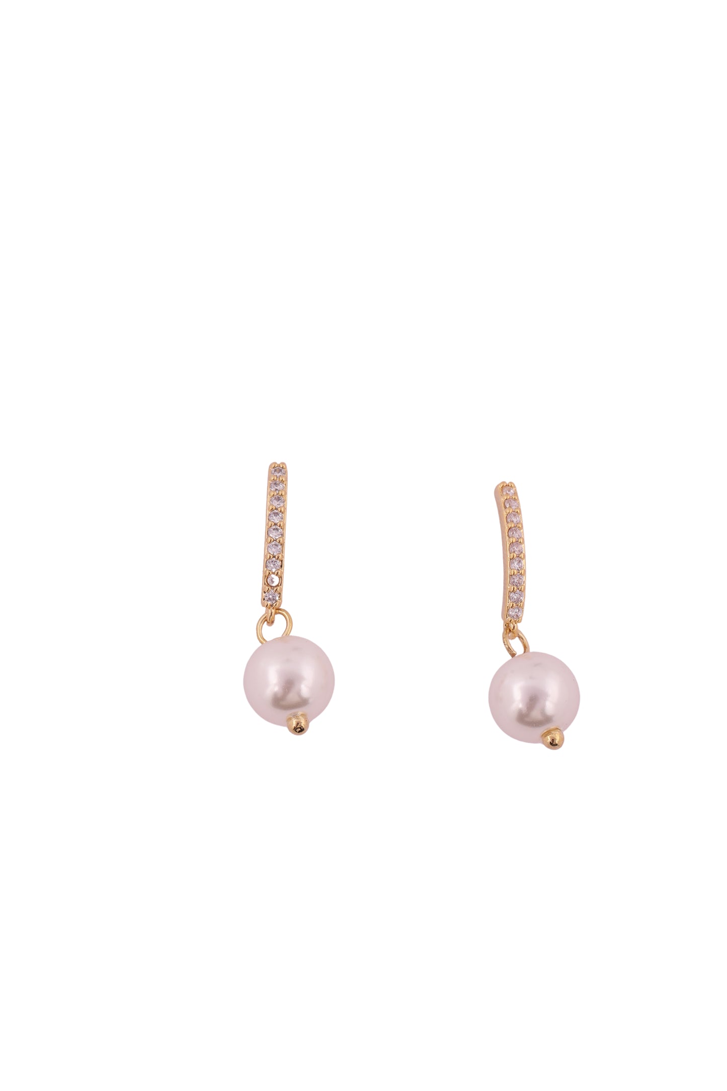 Elegant Pearl Drop Earrings - Amulya Gems