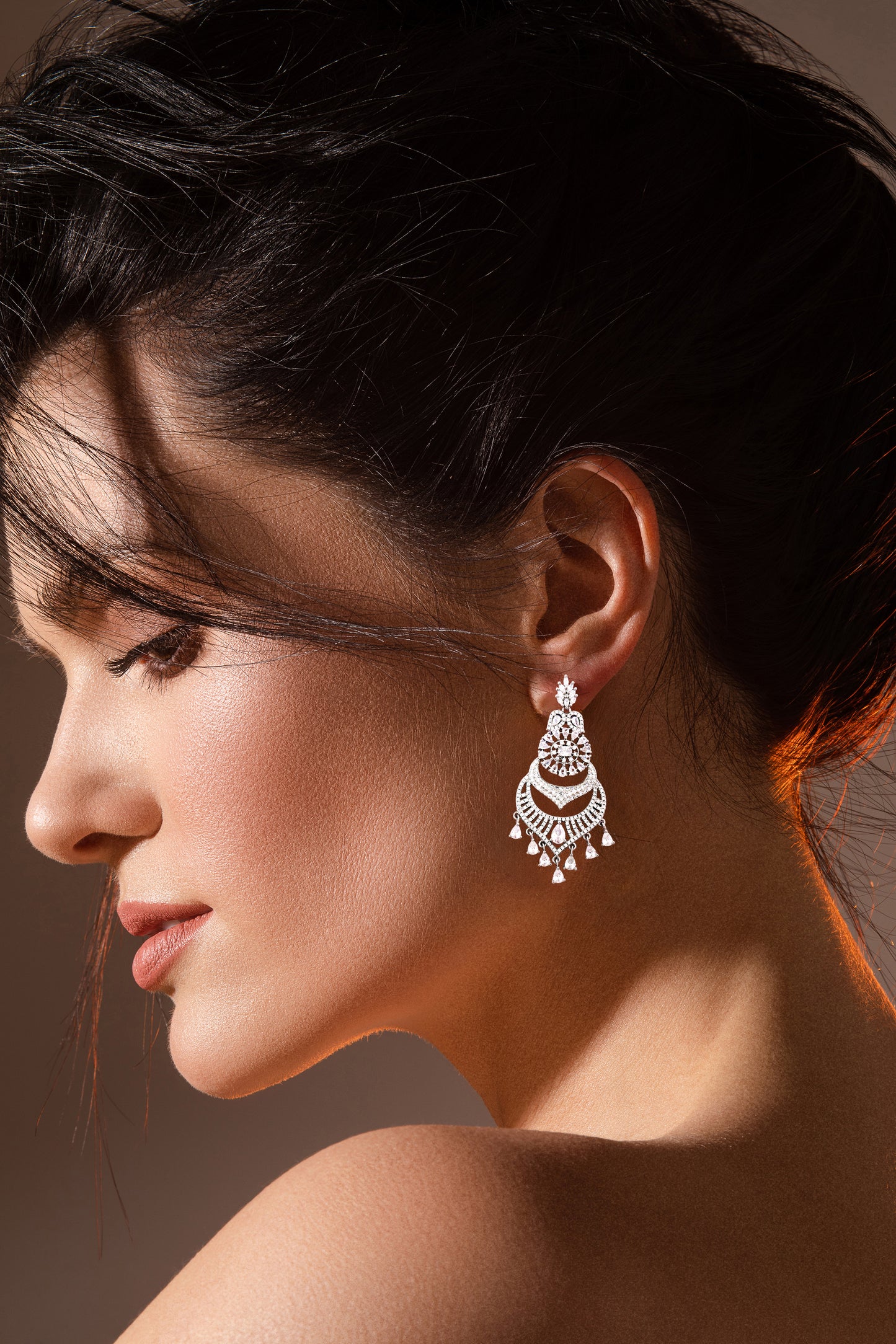 Royal Radiance Chandbali Earrings - Amulya Gems