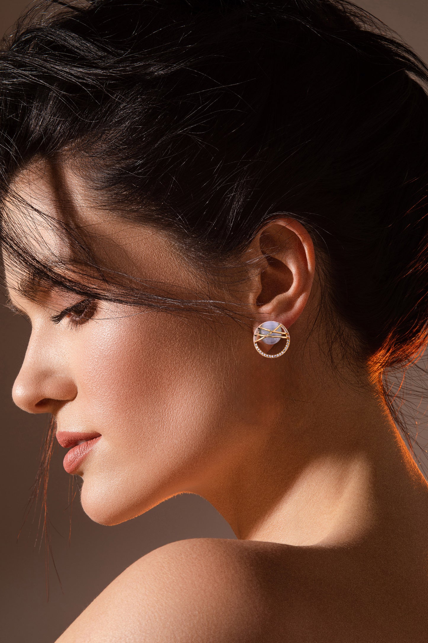 Celestial Grace Studs - Amulya Gems