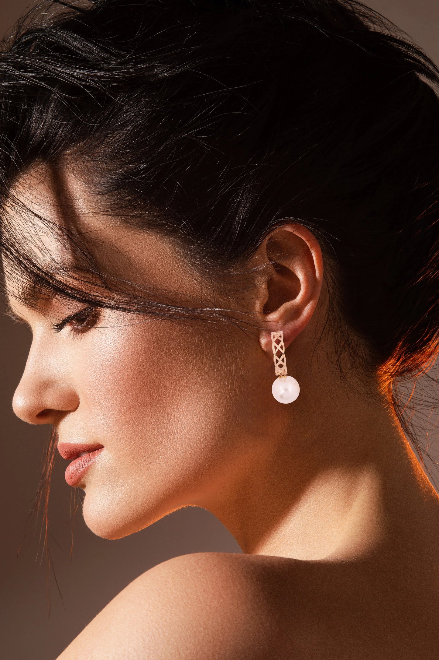 Pearl Drop Earrings | Gold - Amulya Gems