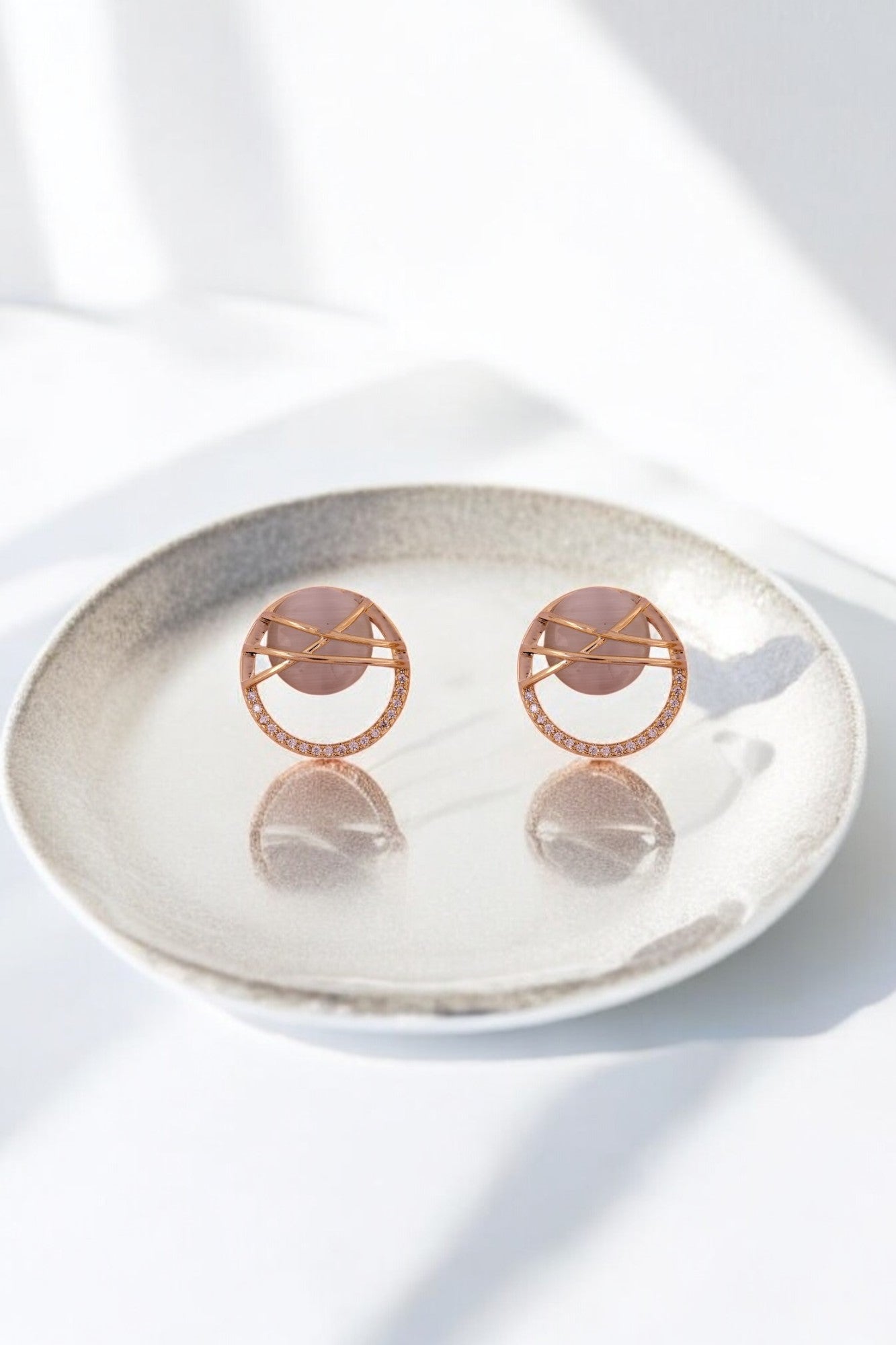 Celestial Grace Studs - Amulya Gems