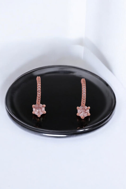 Crystal Glow Drop Earrings - Amulya Gems
