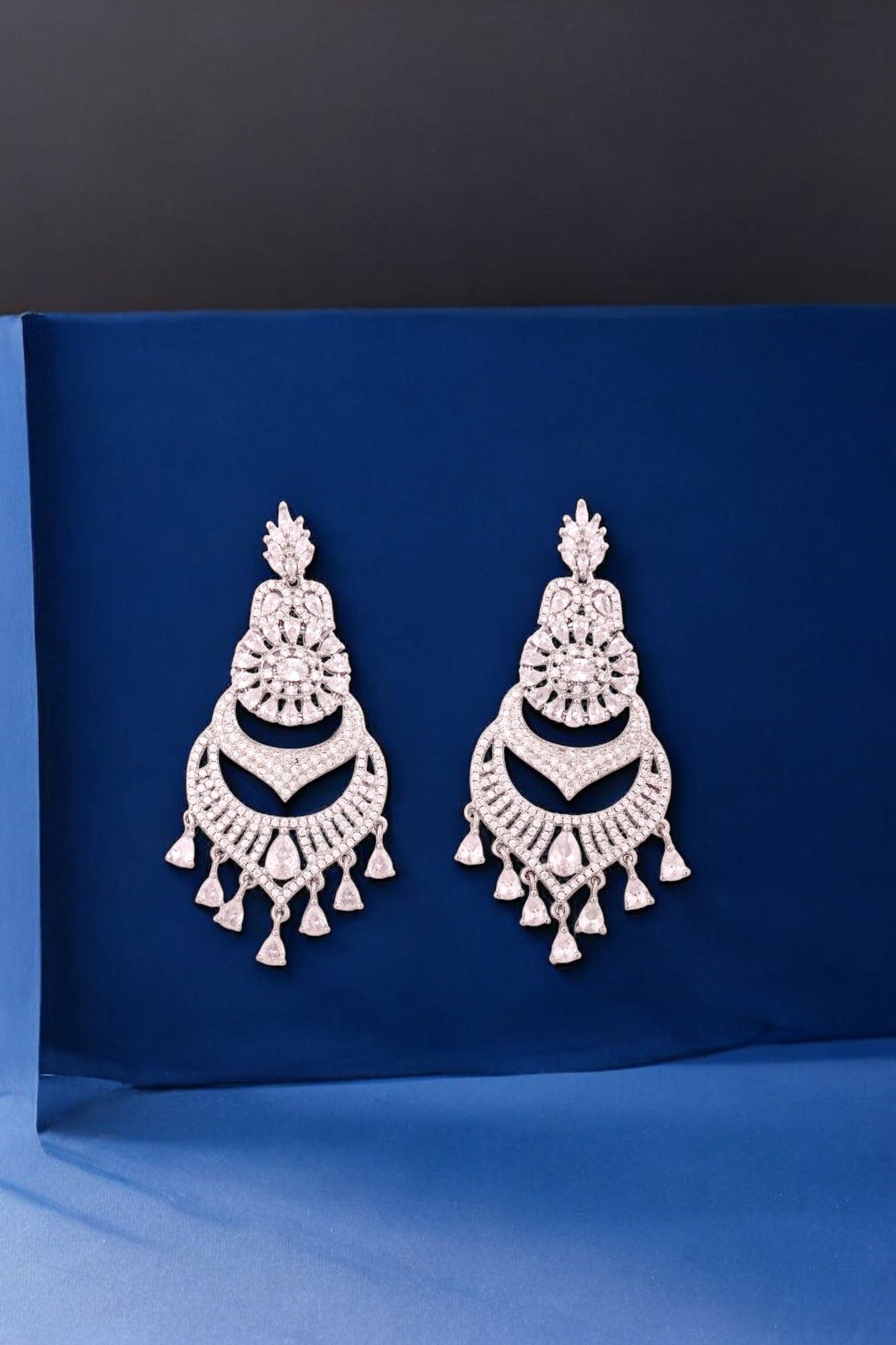 Royal Radiance Chandbali Earrings - Amulya Gems