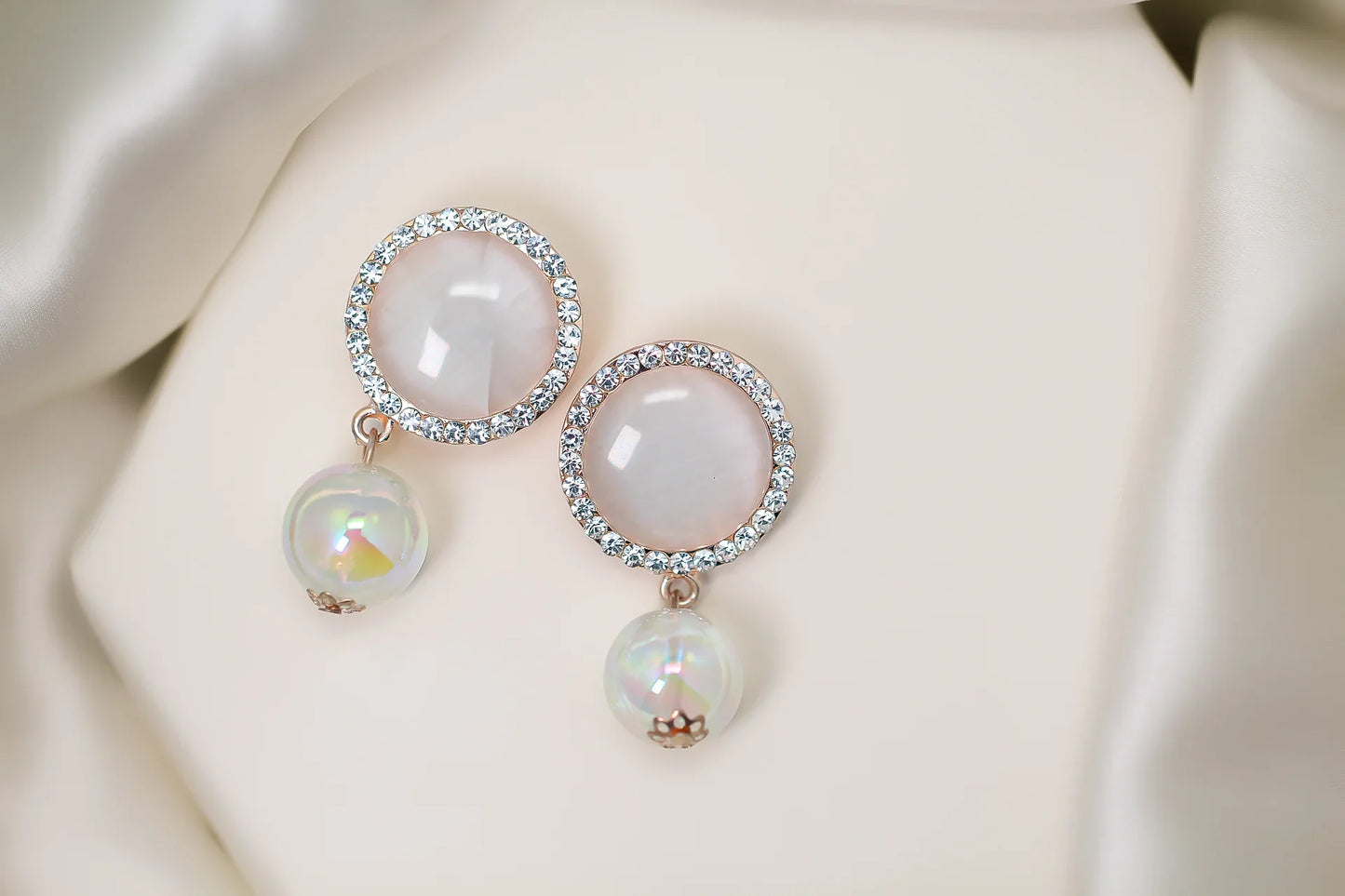 Classic Pearl Drop Earrings - Amulya Gems