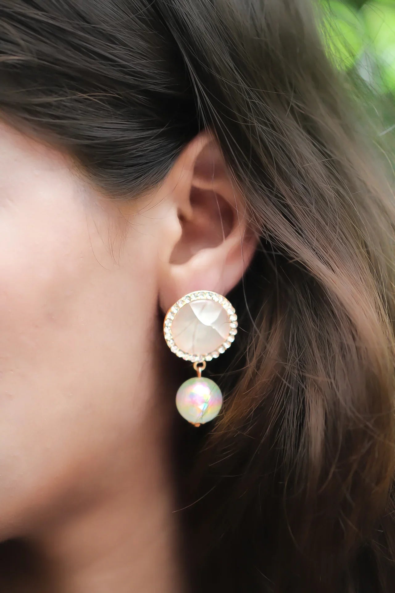 Classic Pearl Drop Earrings - Amulya Gems