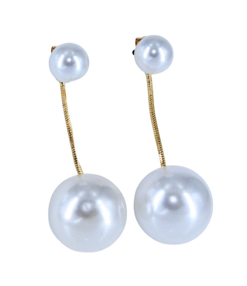 Lustrous Pearl Drop Earrings – A Symphony of Elegance