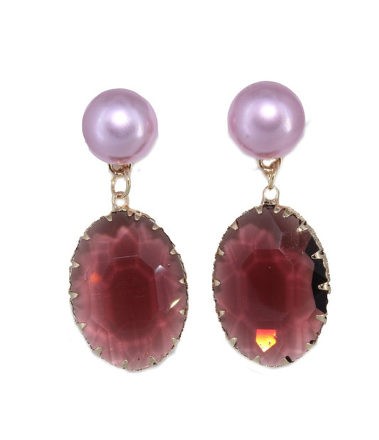 Royal Amethyst Drop Earrings