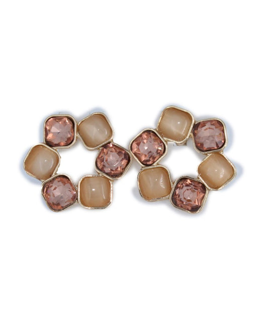 Blush Elegance Stud Earrings