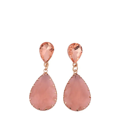 Rose Quartz Drop Earrings