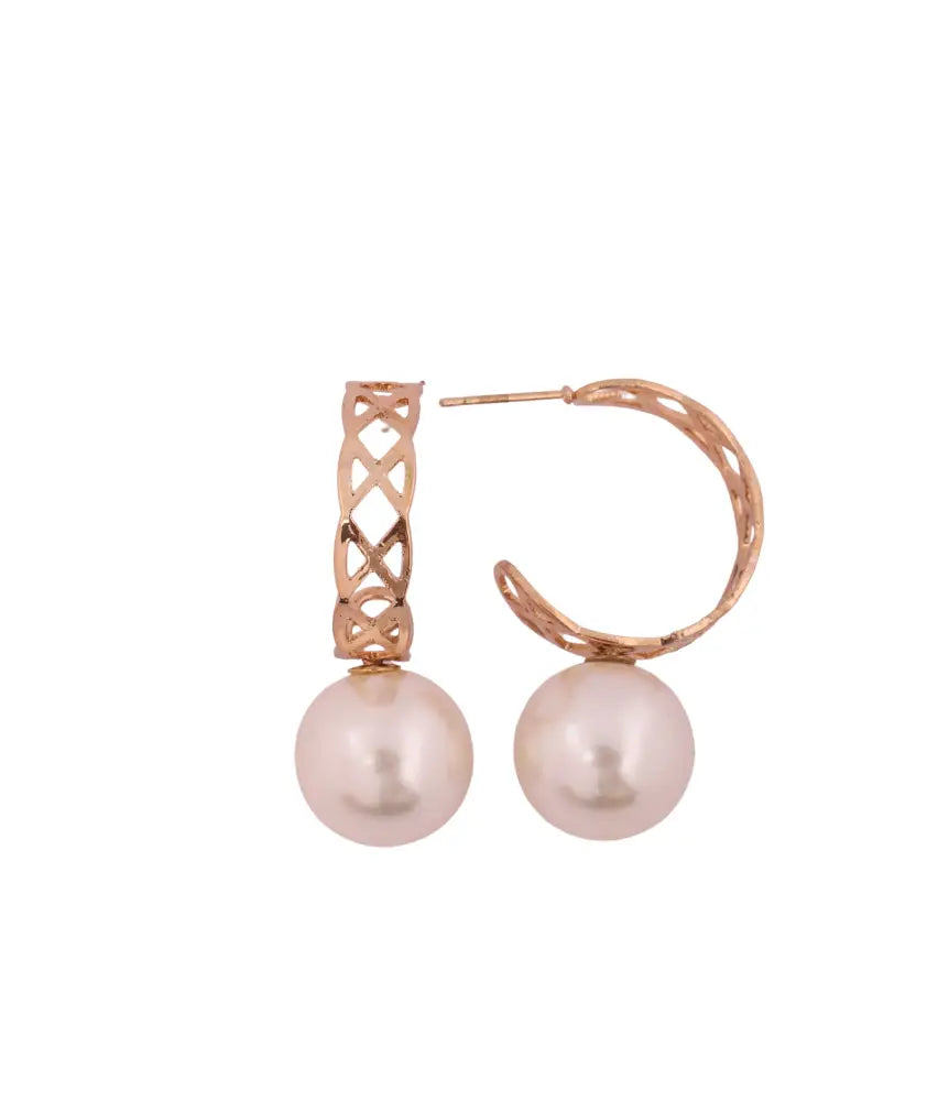 Pearl Drop Earrings |  Gold