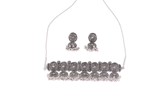 Royal Mandala Statement Choker Set