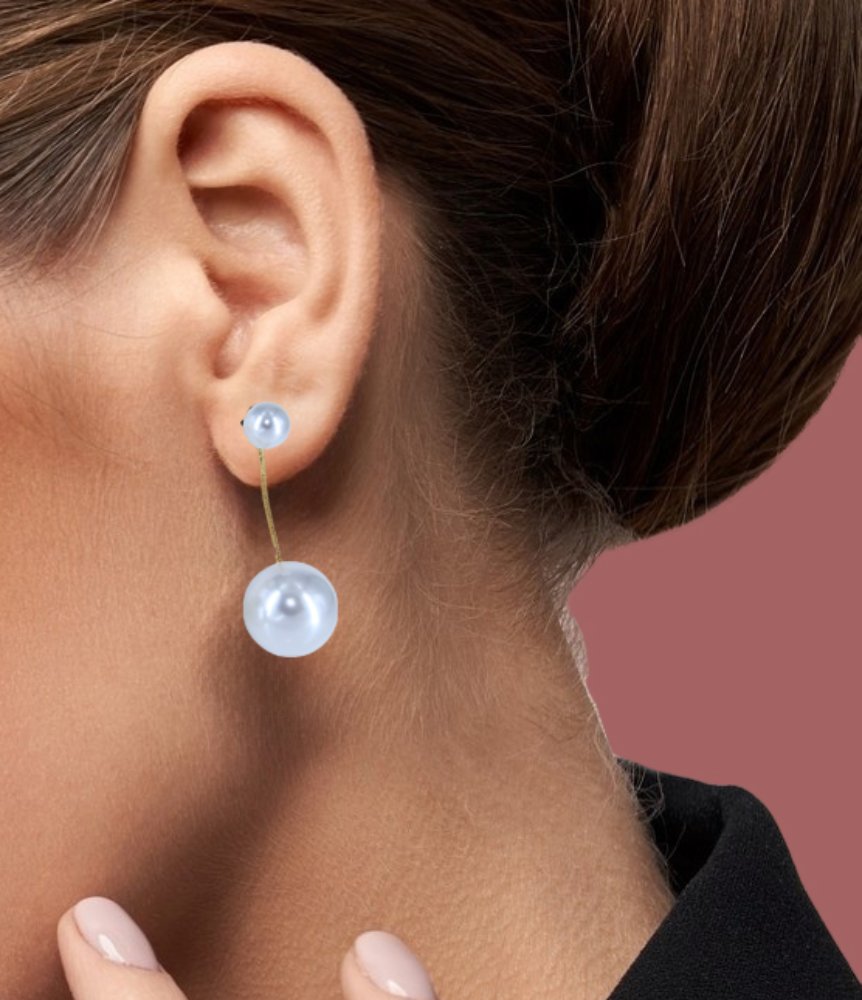 Lustrous Pearl Drop Earrings – A Symphony of Elegance