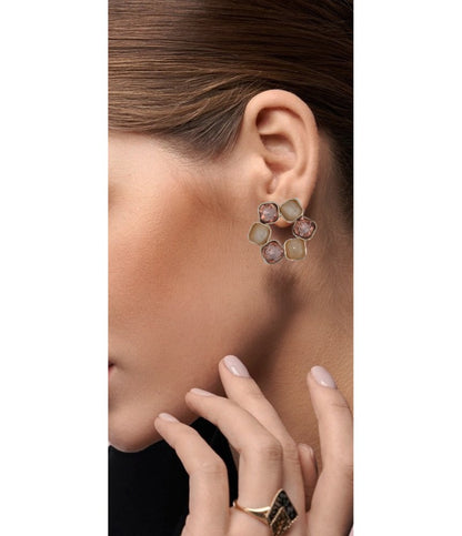 Blush Elegance Stud Earrings