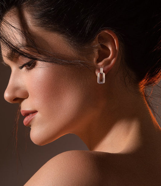 Chic Minimalist Geometric Dangle Earrings