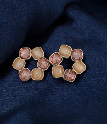 Blush Elegance Stud Earrings