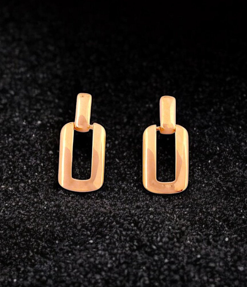 Chic Minimalist Geometric Dangle Earrings