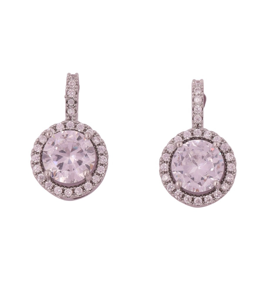 Celeste Halo Diamond Earrings