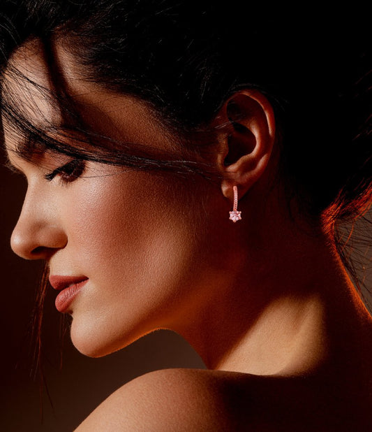 Crystal Glow Drop Earrings