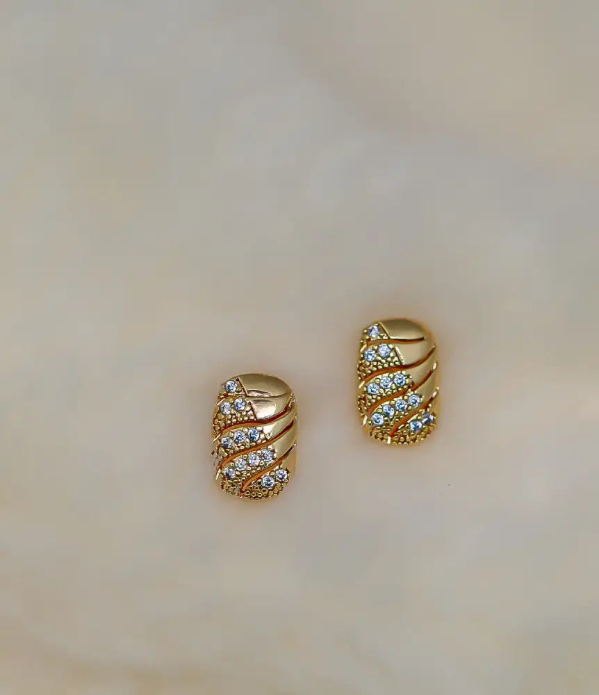 Swarna Gold Plated Stud Earrings