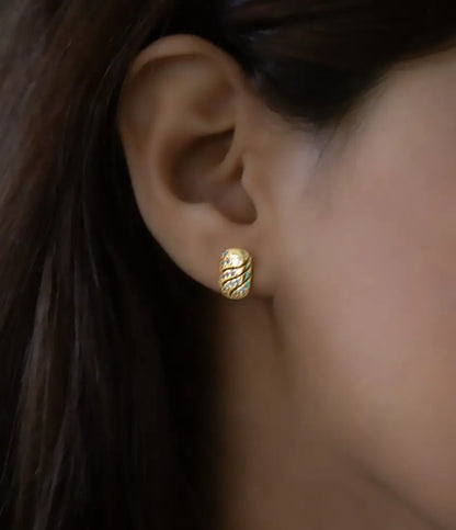 Swarna Gold Plated Stud Earrings
