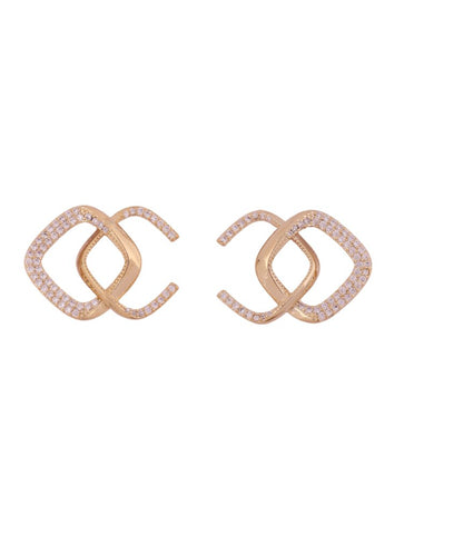 Luxe Interlock Studs